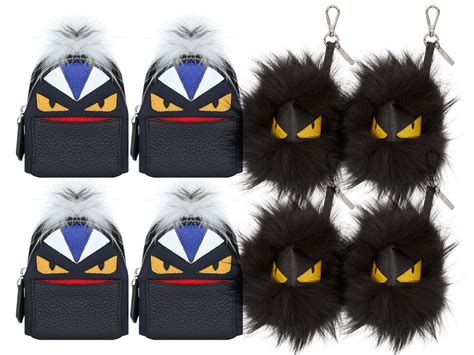 buy fendi monster charm|fendi monster keychain.